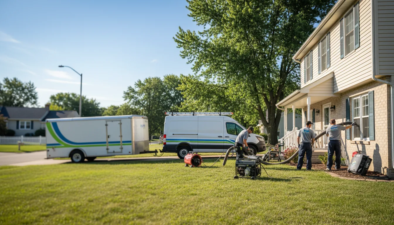 Flooded Basement Restoration And Cleanup With Repair in Ellsworth, IA near me